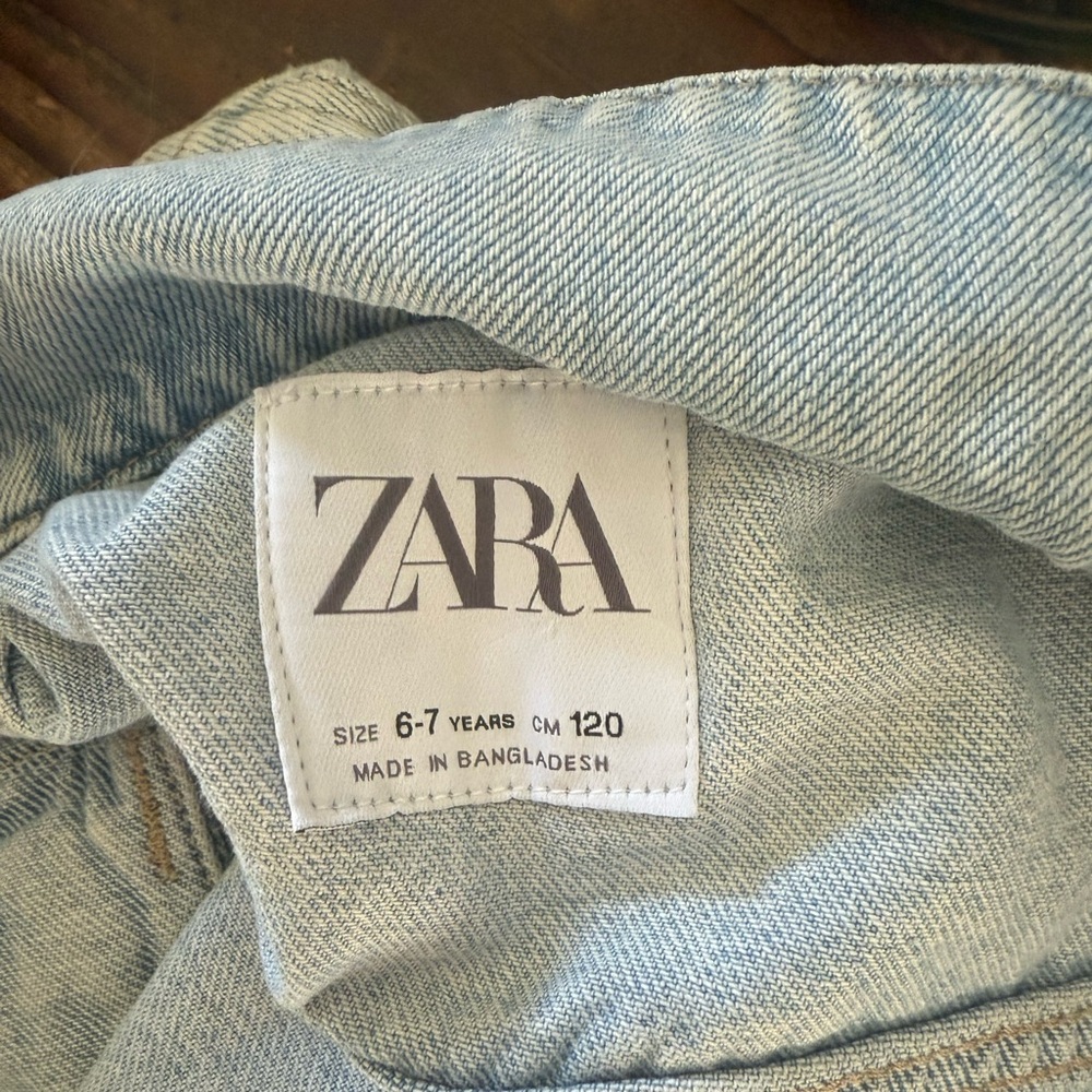 Zara Sky Blue Kids' Jean Jacket